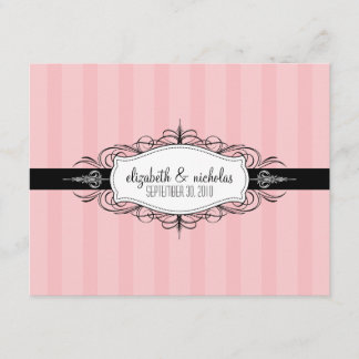 YOUR Favourite Colour: Chic Deco Wedding Invitatio Invitation