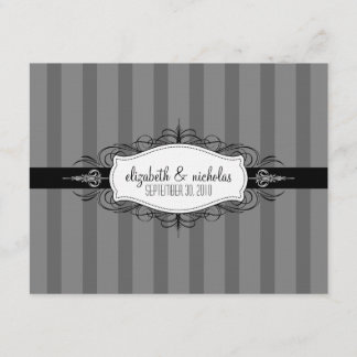 YOUR Favourite Colour: Chic Deco Wedding Invitatio Invitation