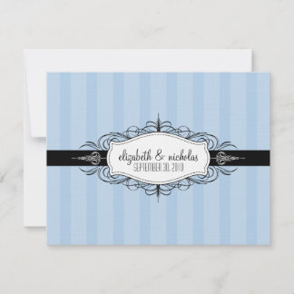 YOUR Favourite Colour: Chic Deco Wedding Invitatio Invitation