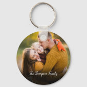 Your Favourite Family Photo Key Ring (Back)