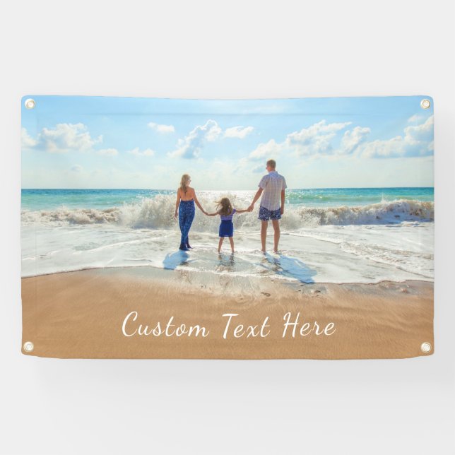 Your Favourite Photo Banner with Custom Text (Horizontal)