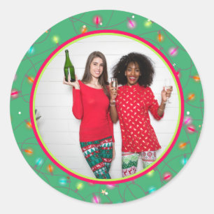 Your Favourite Photo Personalised Picture Holiday Classic Round Sticker