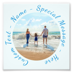 Your Favourite Photo Print with Custom Text