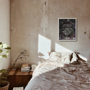 Your Favourite Quote Scratched Grunge Bubbles Poster