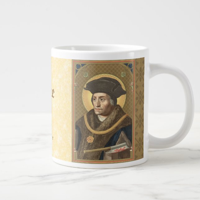 Your Favourite St. Thomas More Quote Large Coffee Mug (Right)