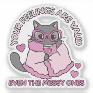Your Feelings Are Valid Cat quote