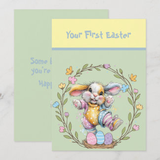 Your First Easter Flat Note Card