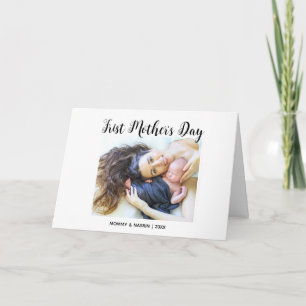 Your First Mother's Day personalised photo &Quote  Card