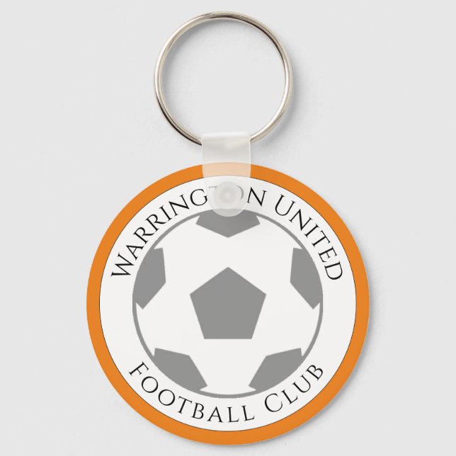 Your Football Club Name Keychain (Front)