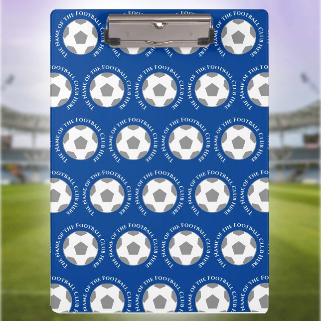 Your Football Team in Blue. Football Coach Clipboard (Creator Uploaded)