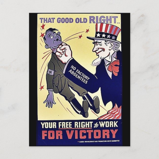 Your Free Right To Work Postcard (Front)
