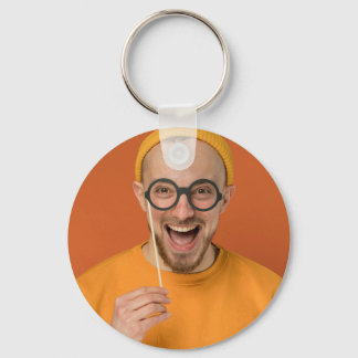 Your Funny Photo Selfie Upload Key Ring