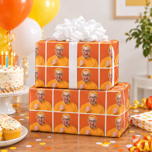 Your Funny Photo Selfie Upload Wrapping Paper