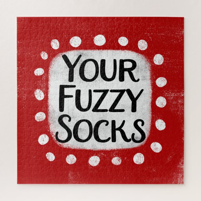Your Fuzzy Socks Jigsaw Puzzle (Vertical)