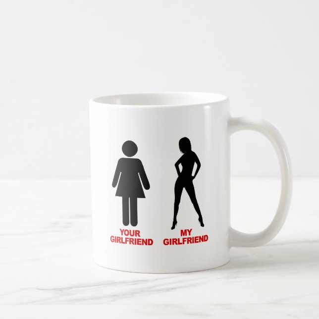 Your Girlfriend. My Girlfriend Coffee Mug (Right)