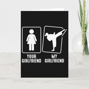 Your Girlfriend My Girlfriend Mma Judo Tkw Kung Fu Card