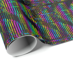 Your glitch art wrapping paper. paper