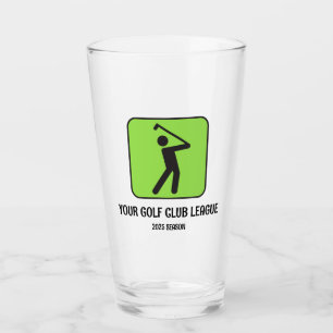 Your Golf League / Season Glass Tumbler