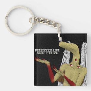 Your Guardian Angel Gives Words of Encouragement Key Ring