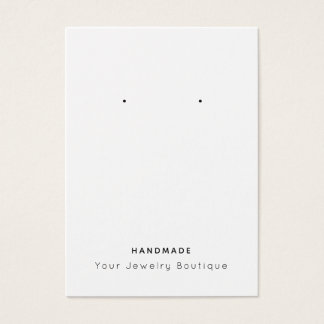 Your Handmade Boutique Earring Display Cards