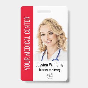 Your Health Care Company Logo Photo ID Badge