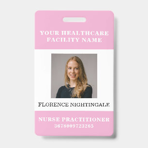 Your Health Care Company Photo ID Badge