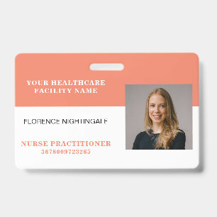 Your Health Care Company Photo ID Badge