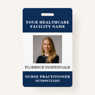 Your Health Care Company Photo ID Badge