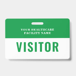 Your Health Care Company Photo Visitor ID Badge