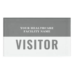 Your Health Care Company Photo Visitor ID Badge