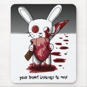 your heart belongs to me! mouse pad