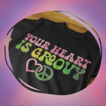 Your Heart is Groovy - Heart and Peace Sign