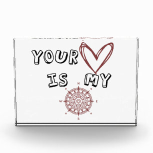 Your Heart is my Compass Photo Block