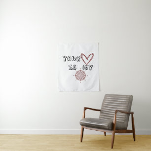Your Heart is my Compass Tapestry
