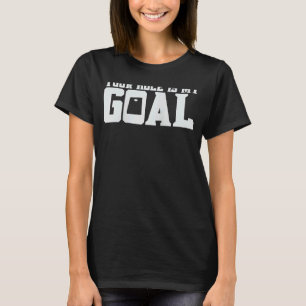 Your Hole Is My Goal Player Game Retro Cornhole Ra T-Shirt