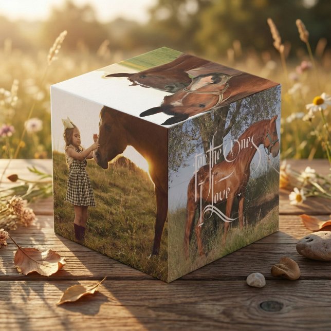 Your Horse Portrait Memorial Photo Cube (Your Horse Portrait Memorial Photo Cube)
