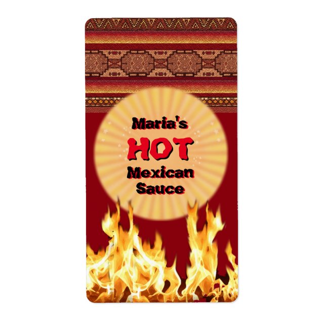 Your Hot Mexican Sauce (customisable) (Front)