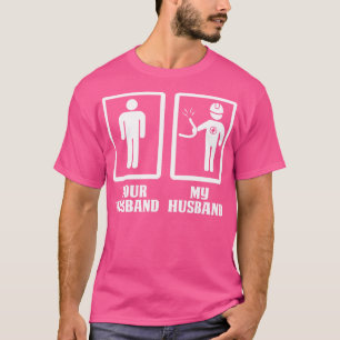 Your Husband My Electrician Husband Proud Electric T-Shirt