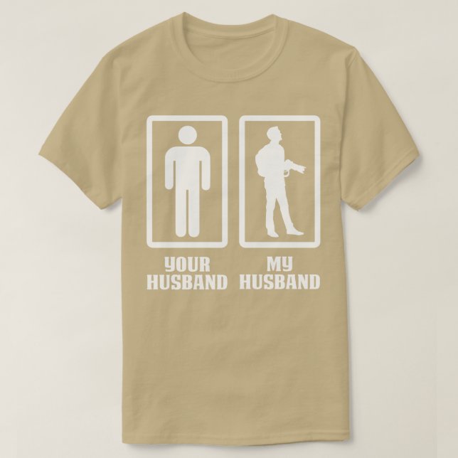 Your Husband My Photographer Husband Proud Photogr T-Shirt (Design Front)