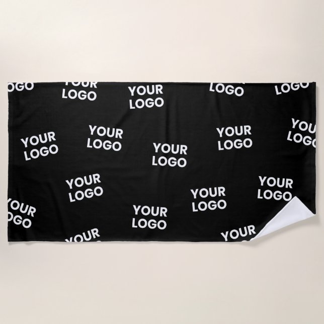 Your Image, Business Logo or any other Design Beach Towel (Front)