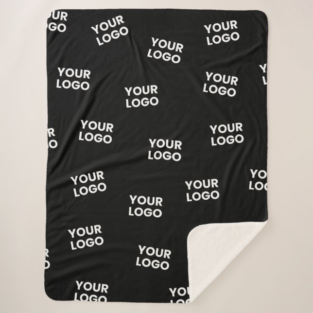 Your Image, Business Logo or any other Design Sherpa Blanket (Front)