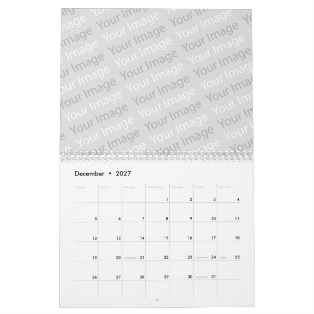 Your Image Calendar (Dec 2027)