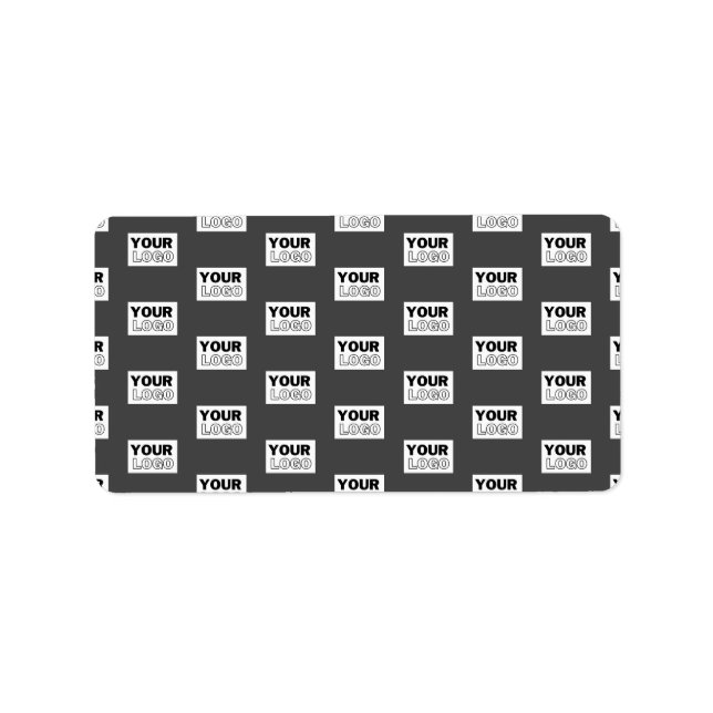 Your Image Design or Business Logo Tiled | Grey Label (Front)