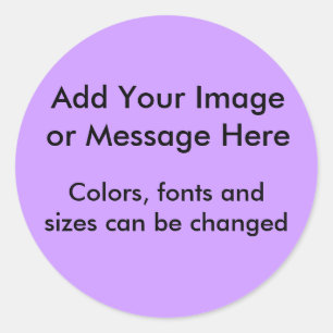 Your Image Here Classic Round Sticker