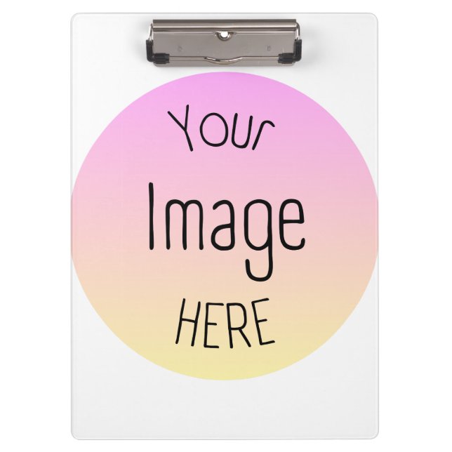 Your Image Here Clipboard – Customisable (Front)