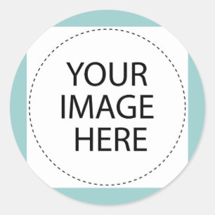 Your Image Here mother goose template Classic Round Sticker