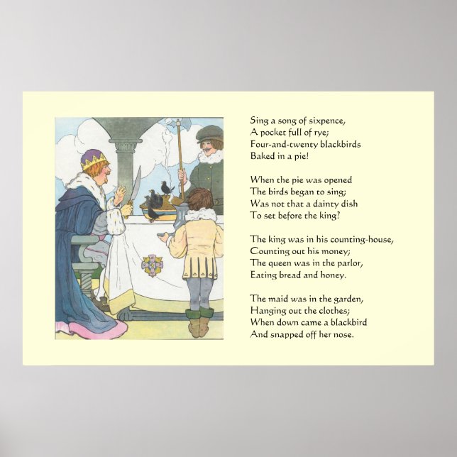 Your Image Here mother goose template Poster (Front)