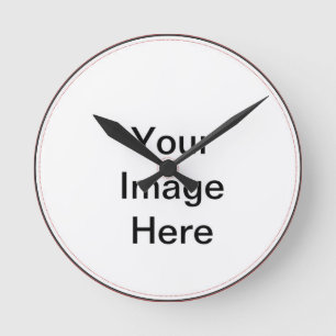 Your image here round clock