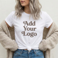 Your Image Logo Blank White Front Back