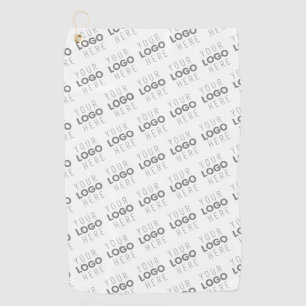 Your Image/Logo Lightened Automatically + Pattern Golf Towel